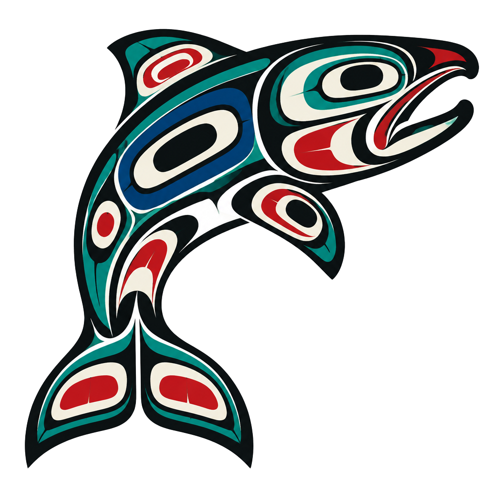 Tribe Peptide Research salmon emblem